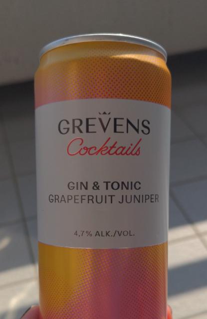 grevens coctail gin and tonic grapefruit juniper 4.7%, Hansa Borg Bryggerier (Royal Unibrew), Norway