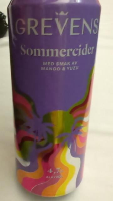 grevens sommercider mango 4.7%, Hansa Borg Bryggerier (Royal Unibrew), Norway