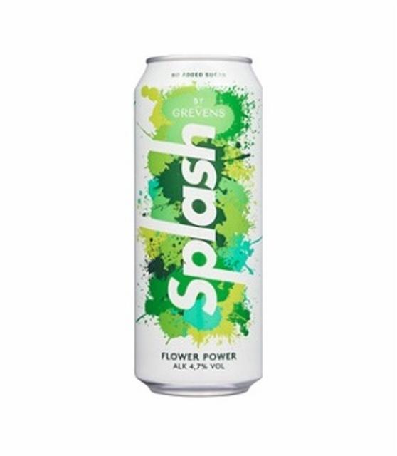 Grevens Splash Flower Power 4.7%, Hansa Borg Bryggerier (Royal Unibrew), Norway