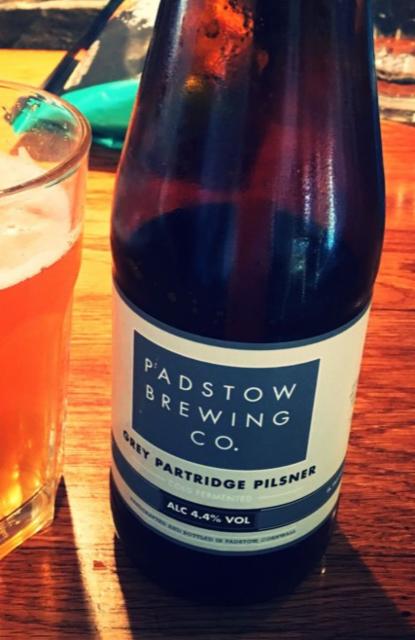 Grey Partridge Pilsner 4.4%, Padstow Brewing, England