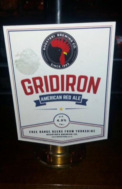 Gridiron 4.9%, Rooster's Brewing Co., England