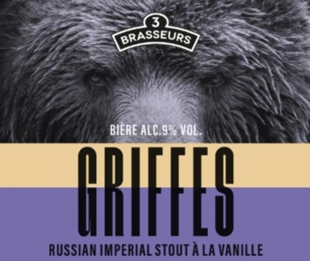Griffes 9.0%, Les 3 Brasseurs / The 3 Brewers Lille, France
