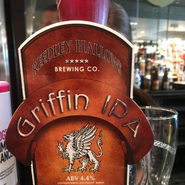 Griffin IPA 4.4%, Reedley Hallows Brewing Company, England