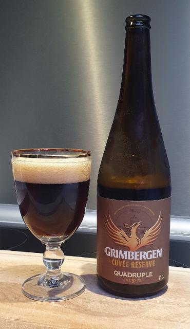 Grimbergen cuvée réserve QUADRUPLE 9.0%, Abbaye De Grimbergen (Carlsberg), Belgium