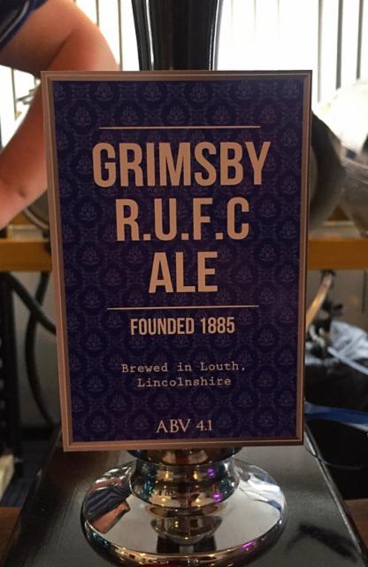 Grimsby R.U.F.C Ale 4.1%, Black Horse Brewing, England