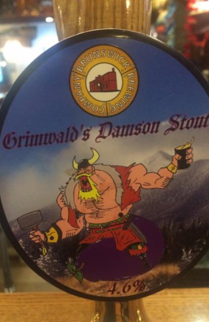 Grimwald's Damson Stout 4.6%, Brunswick Brewing Company, England