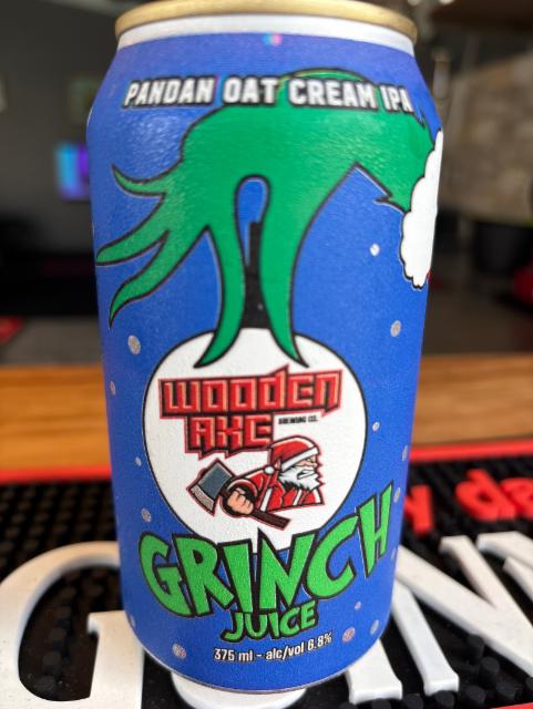 Grinch Juice 6.8%, Wooden Axe Brewing Co., Australia