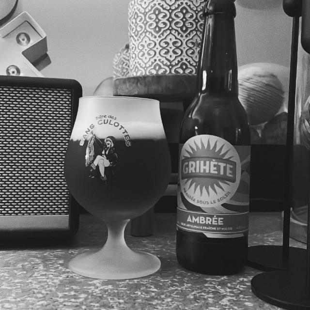 Griphite ambree 4.8%, Brasserie Artisanale Du Sud (La Grihète), France