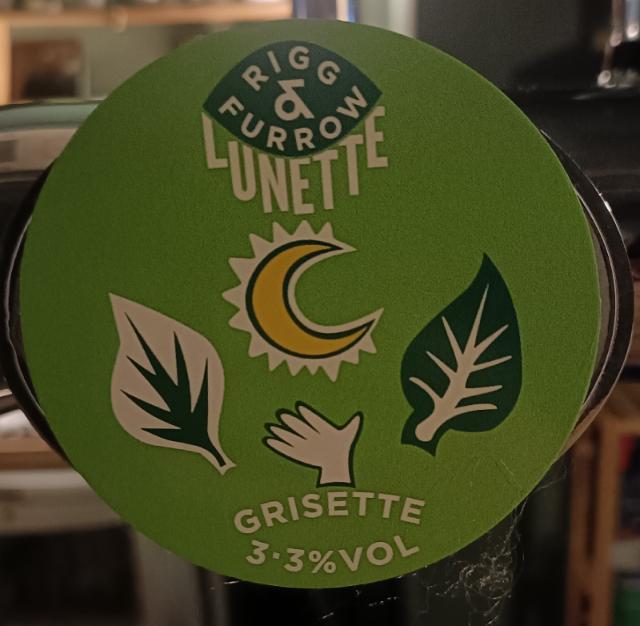 grisette 3.3%, Rigg & Furrow Farmhouse Brewery, England