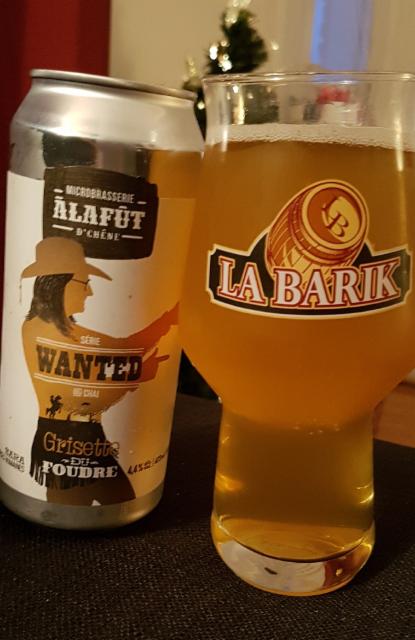 Grisette du foudre 4.4%, Microbrasserie À La Fût, Canada