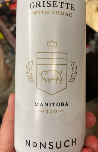 Grisette with sumac 4.5%, nonsuch brasserie brewery, Canada