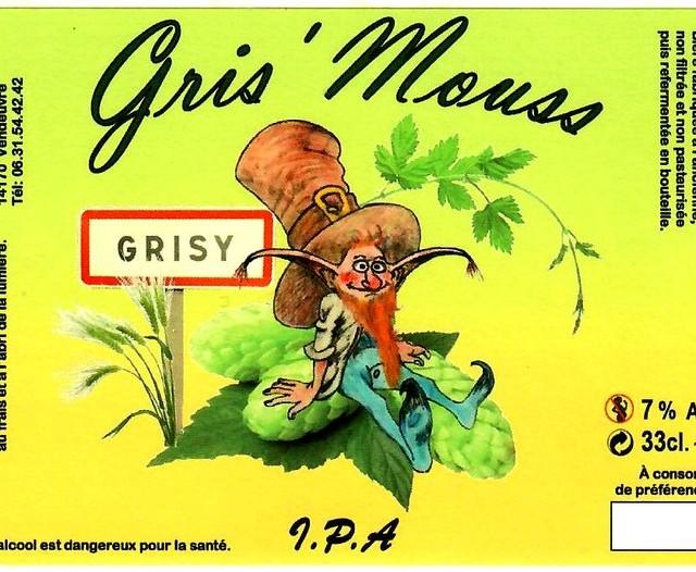 Gris'Mouss IPA 7.0%, Gris'Mouss [Closed], France