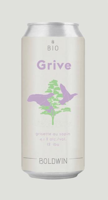 Grive 4.1%, Boldwin - Bières biologiques, Canada
