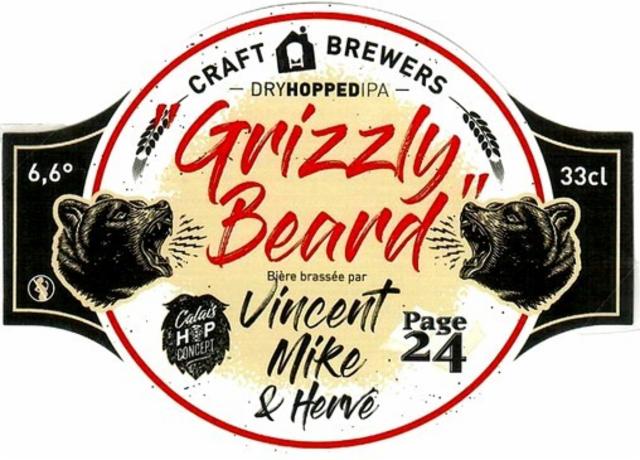 Grizzly Beard Dry Hopped IPA 6.6%, Brasserie Saint-Germain (Page 24), France