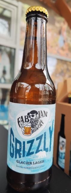 Grizzly Pale Lager 5.0%, Fabjan Brewery Grizzly, Slovenia