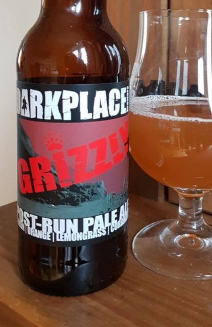 Grizzly Post-Run Pale Ale 4.4%, Darkplace Brewery, England