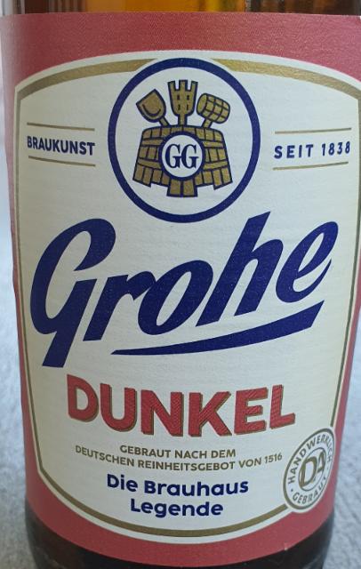 Grohe Dunkel 5.1%, Brauerei Grohe, Germany