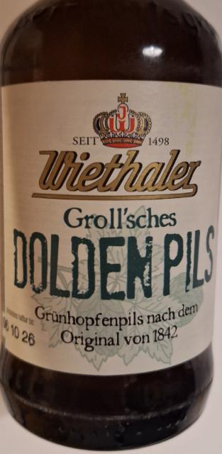 Groll'sches Dolden Pils 5.3%, Brauerei Wiethaler, Germany