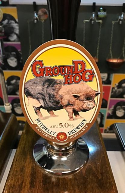 Ground Hog 5.0%, Potbelly Brewery Limited, England