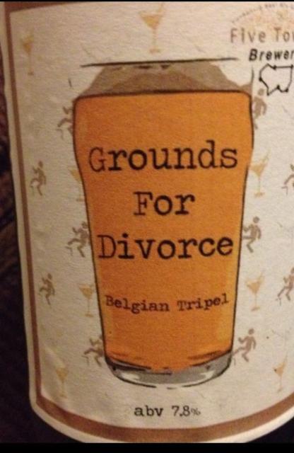 Grounds For Divorce 7.8%, Five Towns Brewery, England