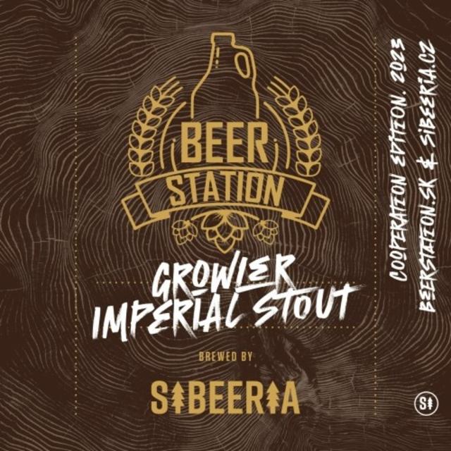 Growler Imperial Stout 8.6%, Sibeeria, Czech Republic