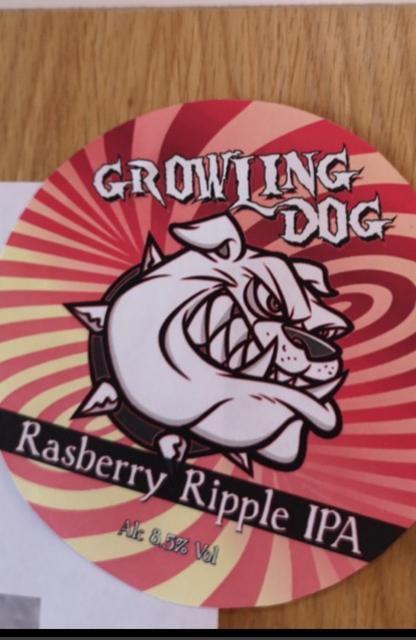 Growling Dog - Raspberry Ripple IPA 8.5%, Nethergate Brewery, England
