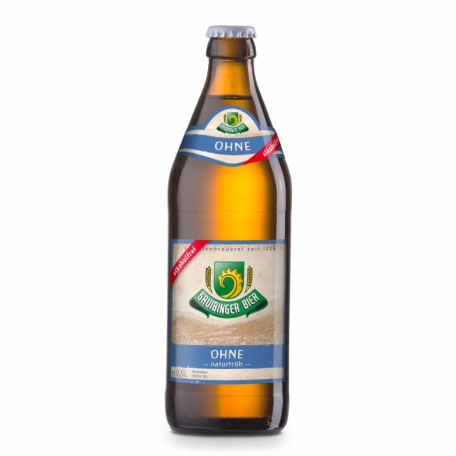 Gruibinger Ohne 0.5%, Lammbrauerei Hilsenbeck - Gruibinger Bier, Germany