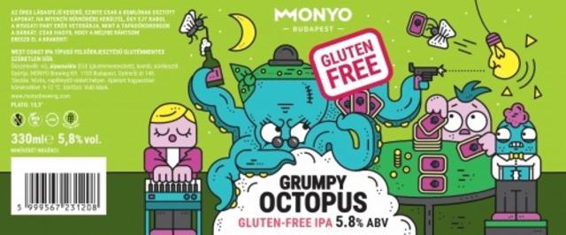 Grumby Octopus Gluten Free 5.8%, MONYO Brewing Co, Hungary