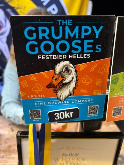 Grumpy goose 5.0%, Pine Brewing Company, Sweden