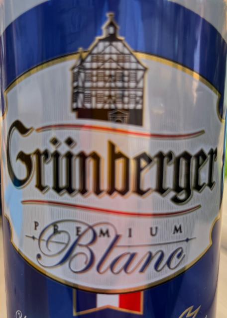 Grünberger Blanc 5.0%, Volfas Engelman (Olvi), Lithuania
