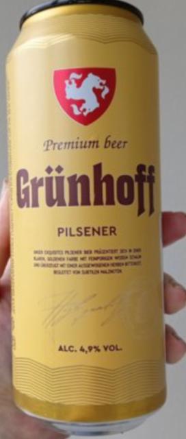 Grunhoff Pilsener 4.9%, Frankfurter Brauhaus (TCB Beverages), Germany