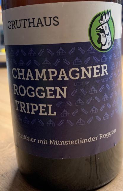 Champagner Roggen Tripel 10.0%, Gruthaus, Germany