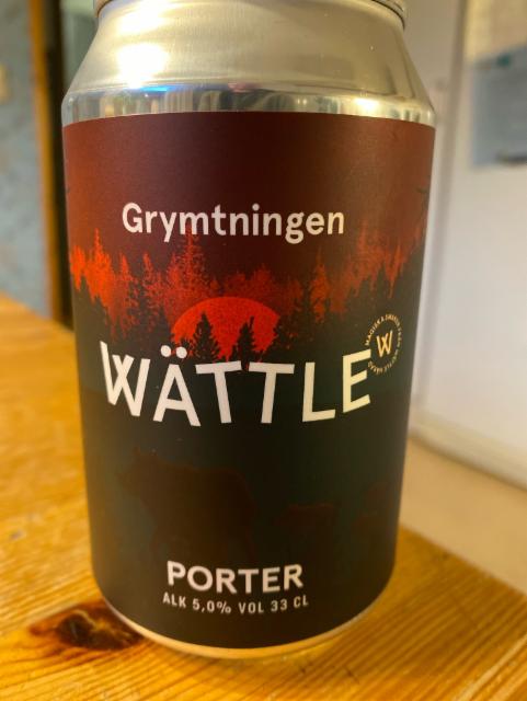Grymtningen 5.0%, Wättle Brygghus, Sweden