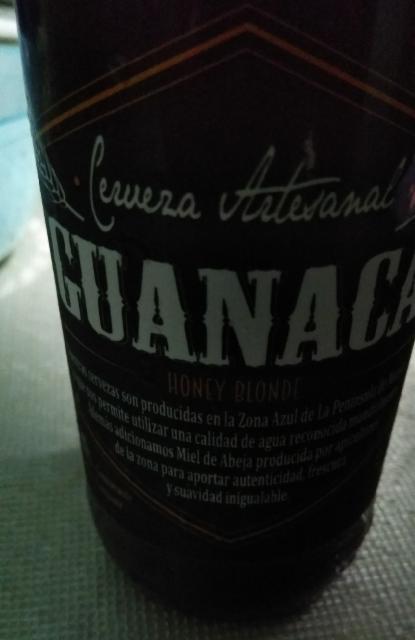 Guanaca Honey Blonde 4.6%, Guanaca, Costa Rica