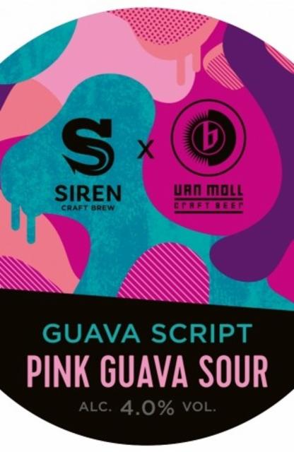 Guava Script 4.0%, Siren Craft Brew, England