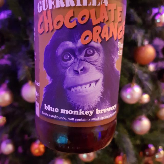 Guerrilla Chocolate Orange 4.9%, Blue Monkey Brewery, England