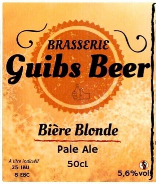 Guibs Pale Ale 5.6%, Brasserie Guibs Beer, France