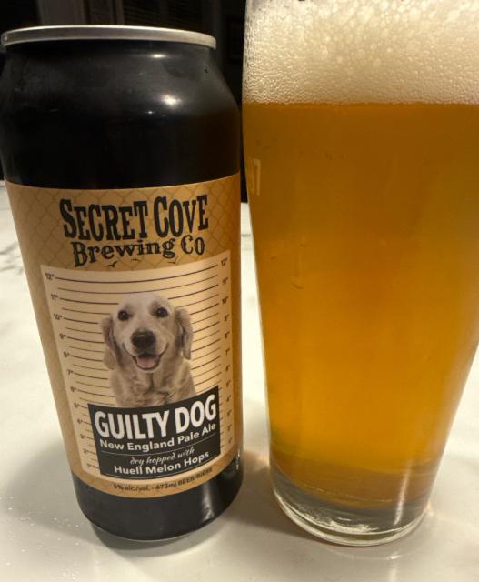 Guilty dog, Secret cove brewing co
