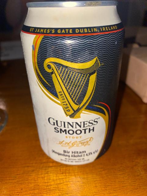 Guinness Smooth Stout 4.5%, PT Multi Bintang Indonesia (Heineken), Indonesia