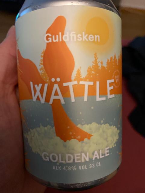 Guldfisken 4.8%, Wättle Brygghus, Sweden
