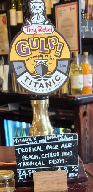 Gulp 4.3%, Titanic Brewery, England