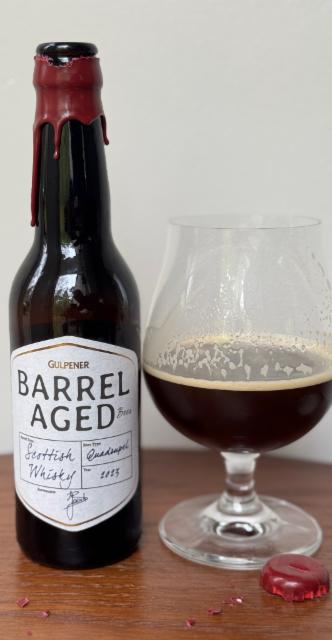 Barrel Aged Quadrupel Scottish Whisky 2023 12.0%, Gulpener Bierbrouwerij, Netherlands
