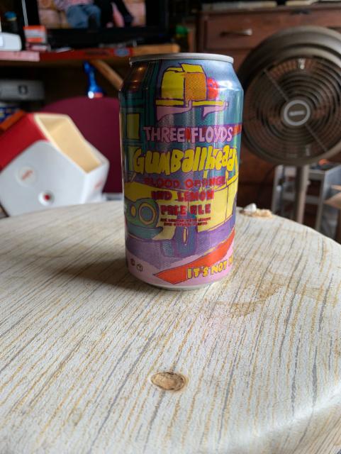 Gumballhead Blood Orange and Lemon Pale Ale 4.8%, 3 Floyds Brewing Company, United States