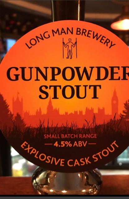 Gunpowder Stout 4.5%, Long Man Brewery Ltd, England