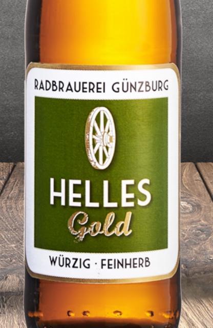 Günzburger Helles Gold 5.2%, Radbrauerei Gebr. Bucher, Germany