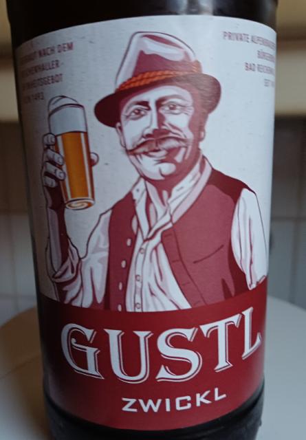 Gustl Kellerbier 4.9%, Bürgerbräu Bad Reichenhall, Germany