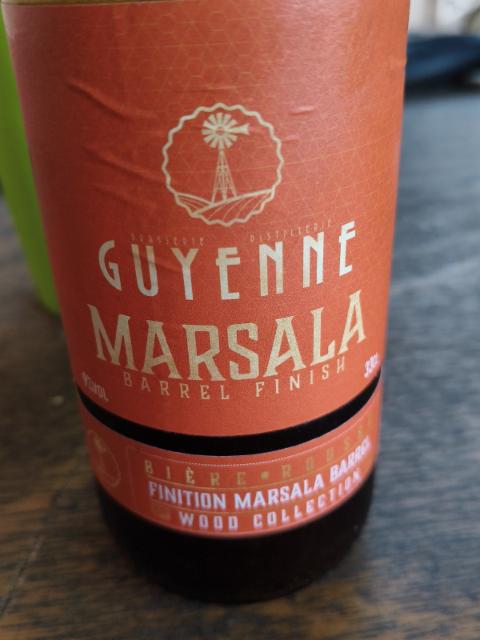 guyenne marsala 9.0%, Brasserie-Distillerie Guyenne, France