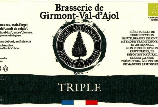 GVA Triple 7.0%, Brasserie De Girmont-Val-D'Ajol, France
