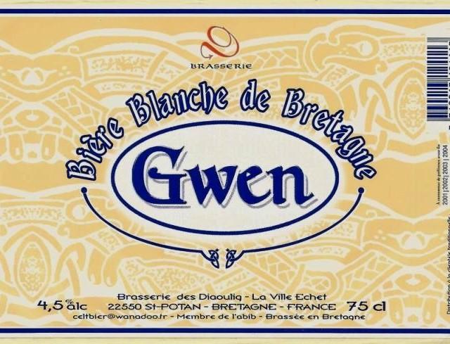 Gwen 4.5%, Brasserie Des Diaoulig, France
