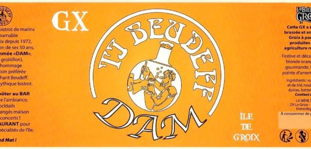 GX Ti Beudeff DAM 5.0%, La Bière De Groix (GX), France